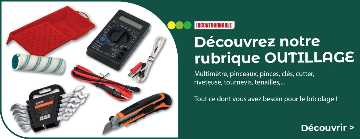 Découvrez notre rubrique outillage